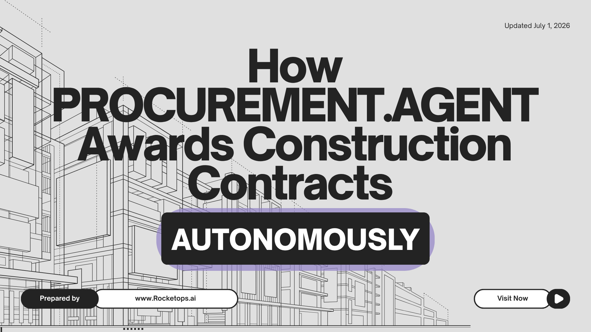 How PROCUREMENT.AGENT Awards Construction Contracts Autonomously