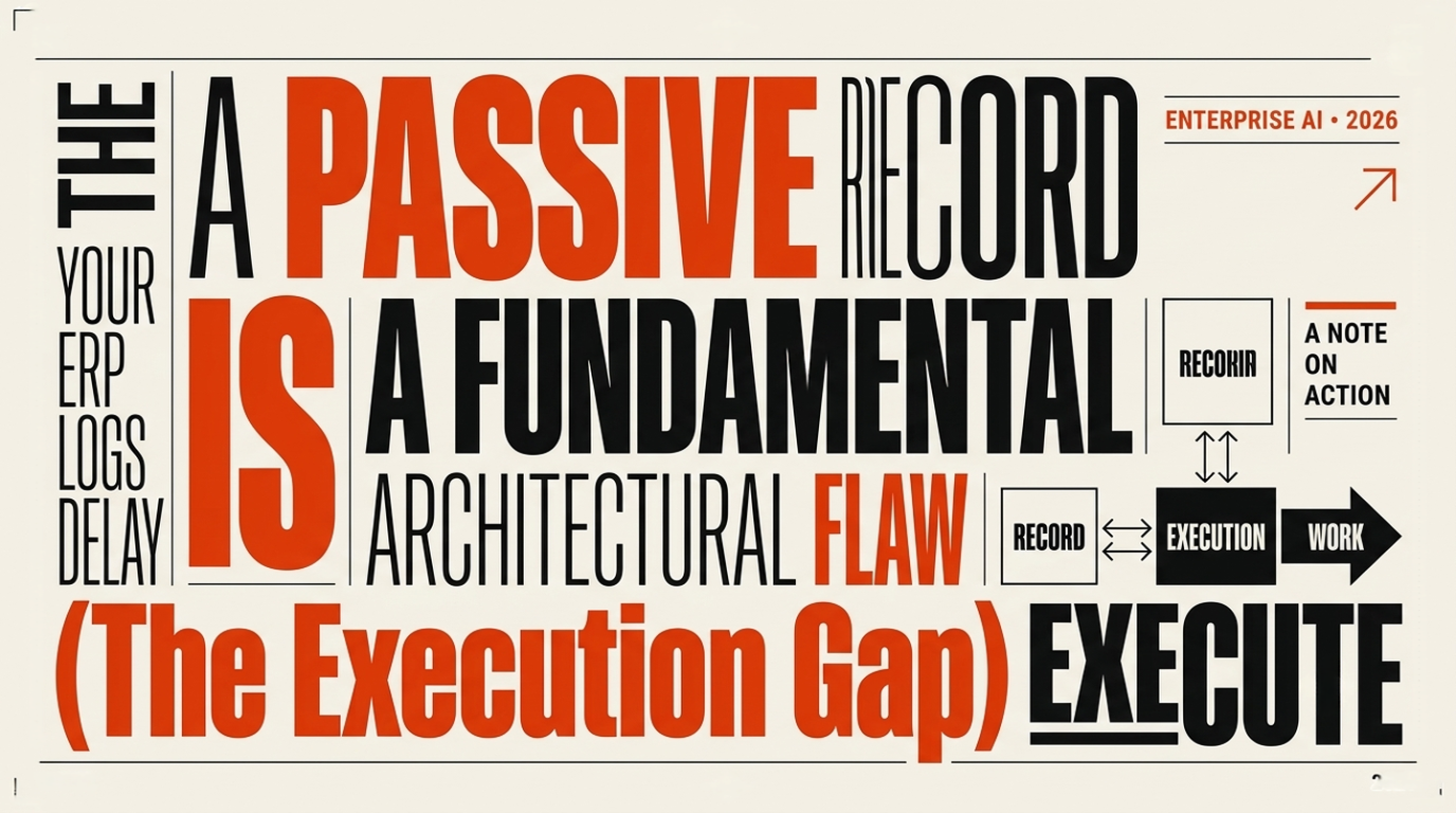 System of Record vs. System of Action: The Missing Layer in Enterprise Software